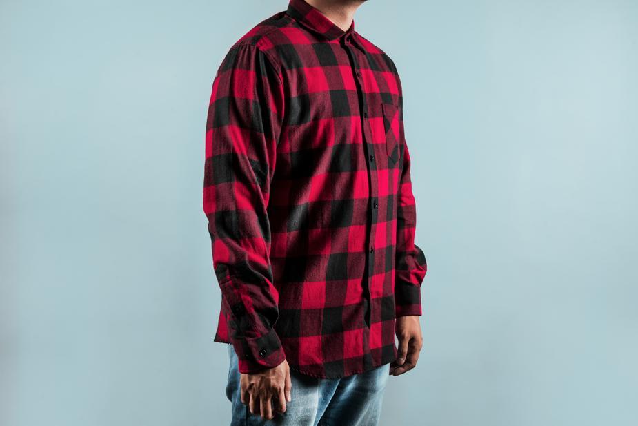 Chequered Red Shirt - testingstuff13